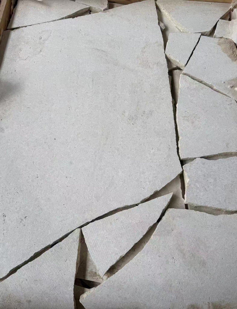 Sunny Menia Limestone Crazy Paver Sandblasted 20mm**MUST using a consolidator around a saltwater swimming pool**