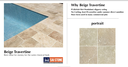 Coping Classic Beige Travertine 610x406x20drop60 Tumbled and Unfilled