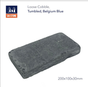 Belgium Blue 200x100x30mm Cobbles/Bricks tumbled &amp; Sandblasted