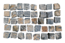 Queensland Porphyry Grey,  cobble stone , 90x90x40-70mm