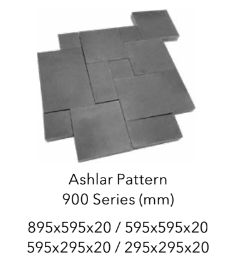 Blueocean 20mm Paver Ashlar Pattern 900 Series Honed | SAI Stone